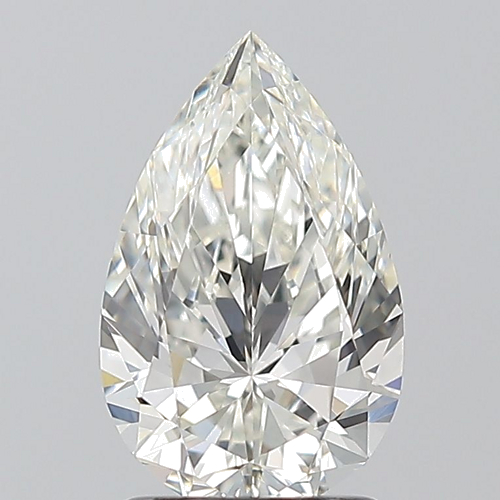 1.51 carat I-VVS2 Natūralus Pear Deimantas (1)