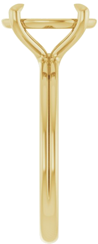 Sužadėtuvių Žiedas „Claw-Prong Solitaire“ 14k yellow gold Oval 11mm x 9mm (4)
