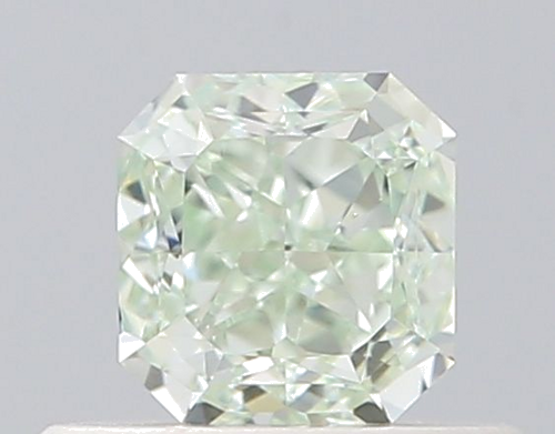 0.4 carat Light Green-VS2 Natūralus Radiant Deimantas (1)