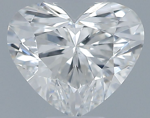 0.5 carat H-SI1 Natūralus Heart Deimantas (1)