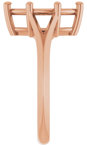 Sužadėtuvių Žiedas „Solitaire“ 585 Rožinis Aukso Marquise 12mm x 6mm (4)