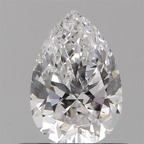 0.5 carat D-VVS2 Natūralus Pear Deimantas (1)