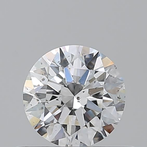 0.5 carat F-SI2 Excellent cut Natūralus Round Deimantas (1)