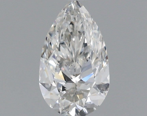 0.5 carat H-VS2 Natūralus Pear Deimantas (1)