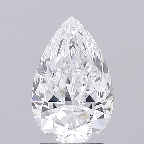 2.02 carat E-SI2 Natūralus Pear Deimantas (1)
