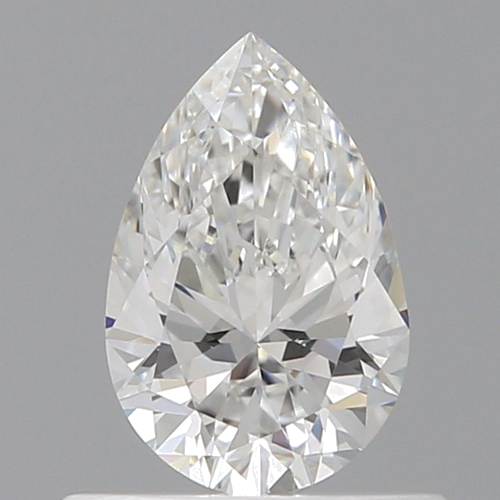 0.5 carat F-VVS1 Natūralus Pear Deimantas (1)
