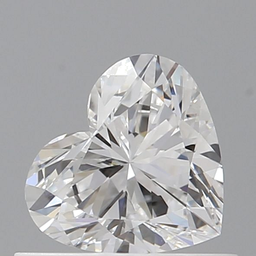 0.52 carat D-VVS2 Natūralus Heart Deimantas (1)