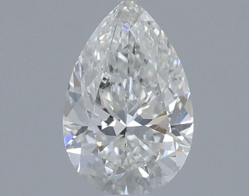 0.5 carat H-SI2 Natūralus Pear Deimantas (1)