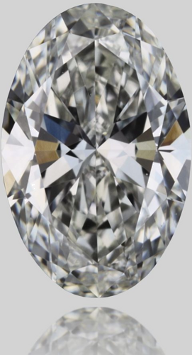 0.35 carat H-VS1 Natūralus Oval Deimantas (1)