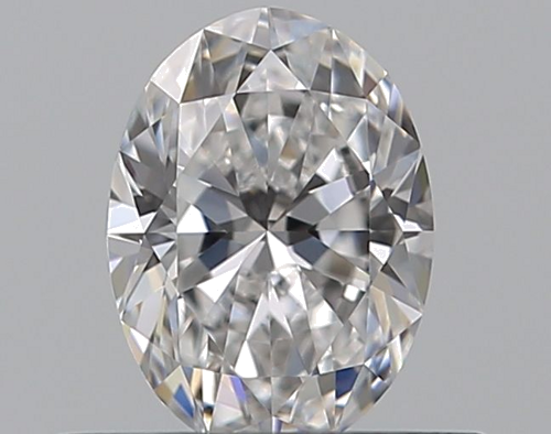 0.43 carat D-VVS2 Natūralus Oval Deimantas (1)