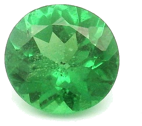0.39 carat GREEN Round Garnet (1)