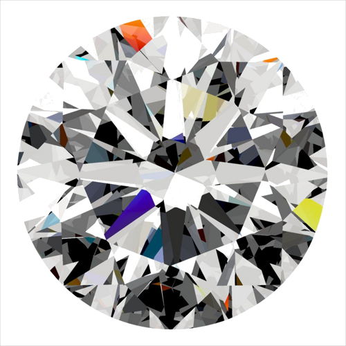 0.3 carat H-SI2 Very Good cut Natūralus Round Deimantas (1)