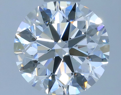 0.58 carat F-VVS1 Excellent cut Natūralus Round Deimantas (1)