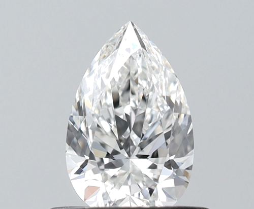 0.5 carat E-VS2 Natūralus Pear Deimantas (1)