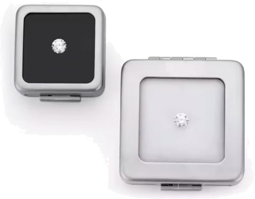 Ekspozicinės Deimantų ir Brangakmenių dėžutės Silver HQB (2)