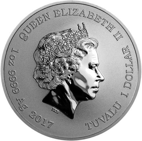 1 unce Zirnekļcilvēks 2016 Tuvalu sudraba monēta (2)