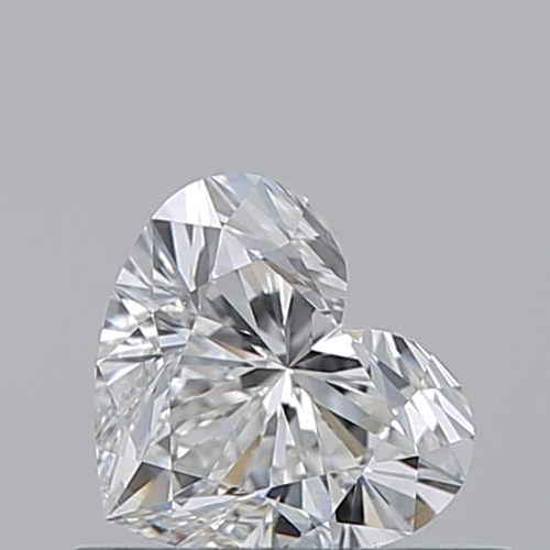 0.51 carat F-VS2 Natūralus Heart Deimantas (1)