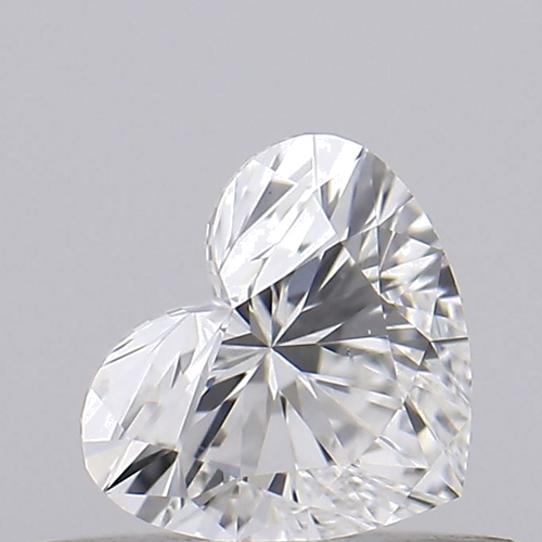 0.28 carat F-VS2 Natūralus Heart Deimantas (1)