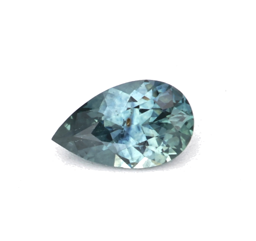 0.23 carat GREEN Pear Safyras (1)