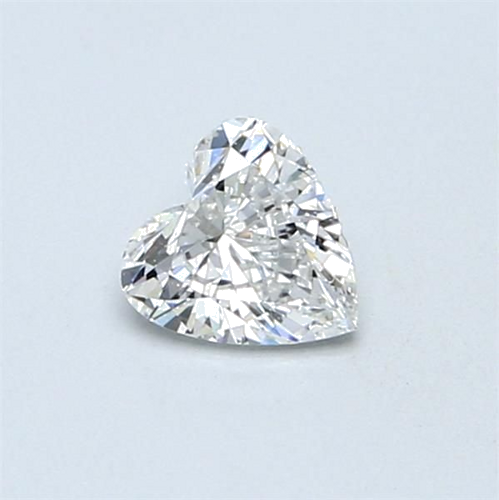 0.4 carat E-VVS2 Natūralus Heart Deimantas (1)