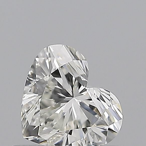 0.55 carat H-VVS1 Natūralus Heart Deimantas (1)
