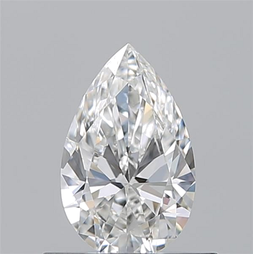 0.55 carat G-VVS1 Natūralus Pear Deimantas (1)