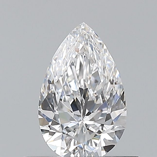 0.5 carat E-VVS1 Natūralus Pear Deimantas (1)