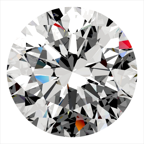 0.3 carat E-VS1 Excellent cut Natūralus Round Deimantas (1)