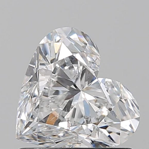 0.9 carat E-SI1 Natūralus Heart Deimantas (1)