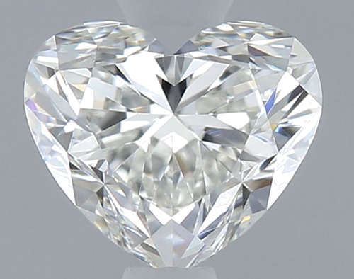 0.5 carat H-VVS1 Natūralus Heart Deimantas (1)
