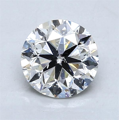 1.51 carat H-SI2 GD cut Natūralus Round Deimantas (1)
