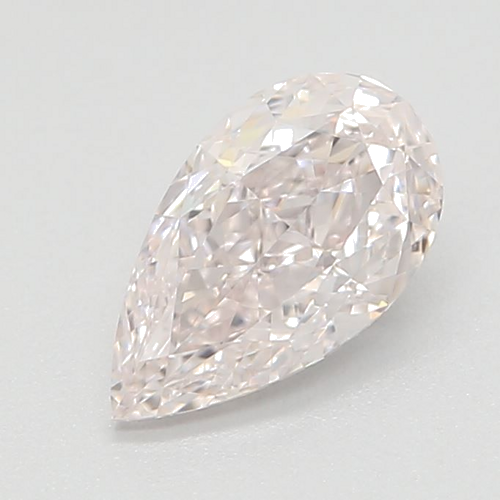0.5 carat Very Light Pink-VS1 Natūralus Pear Deimantas (1)