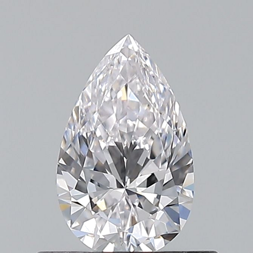 0.5 carat D-VVS1 Natūralus Pear Deimantas (1)