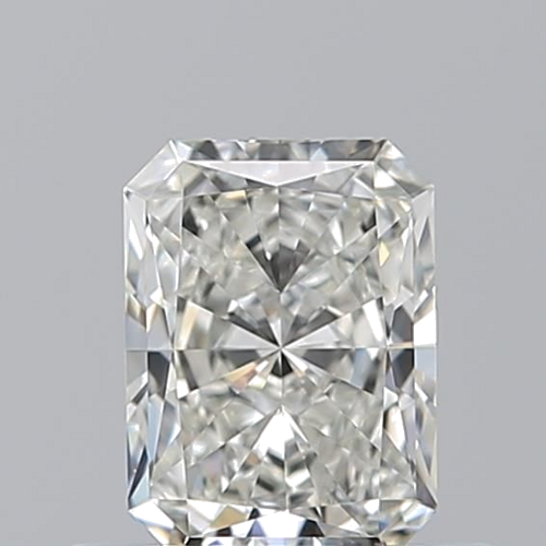 0.51 carat I-VVS2 Natūralus Radiant Deimantas (1)
