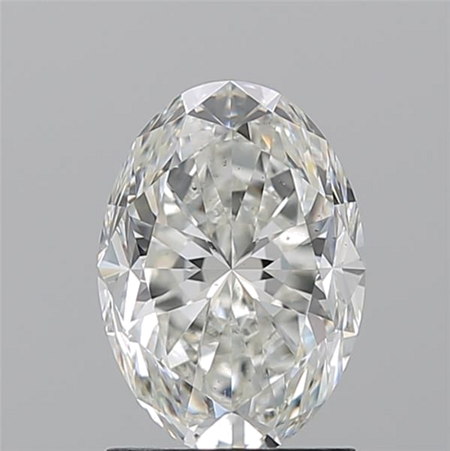 1.72 carat H-SI1 Natūralus Oval Deimantas (1)
