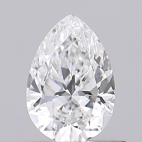 0.5 carat E-VS2 Natūralus Pear Deimantas (1)