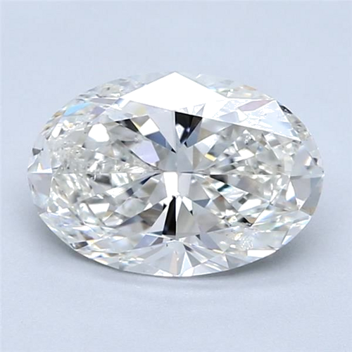 1.83 carat H-SI2 Natūralus Oval Deimantas (1)