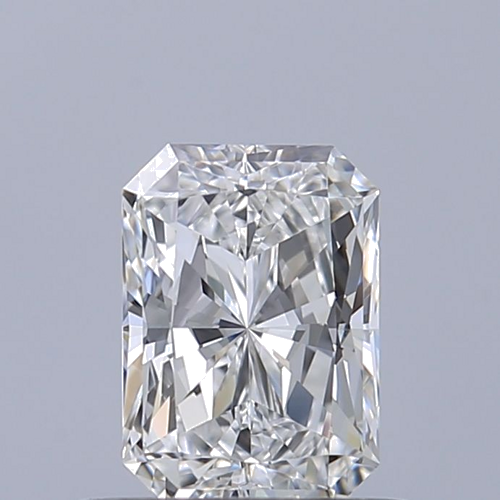 0.5 carat D-VVS1 Natūralus Radiant Deimantas (1)