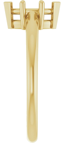 Sužadėtuvių Žiedas „V-End Prong“ 10k yellow gold Marquise 8mm x 4mm (4)
