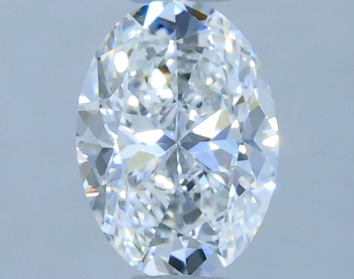 0.5 carat F-VVS2 Natūralus Oval Deimantas (1)