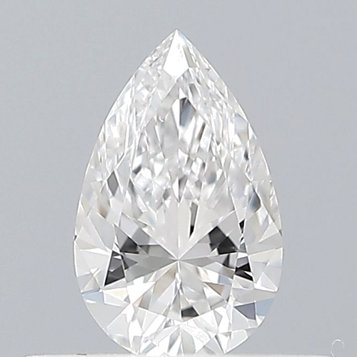 0.3 carat D-VS2 Natūralus Pear Deimantas (1)