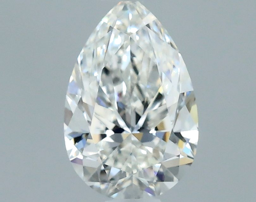 0.4 carat G-VVS2 Natūralus Pear Deimantas (1)