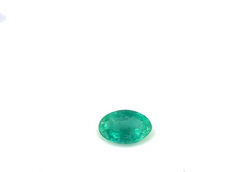 0.35 carat GREEN Oval Smaragdas (1)