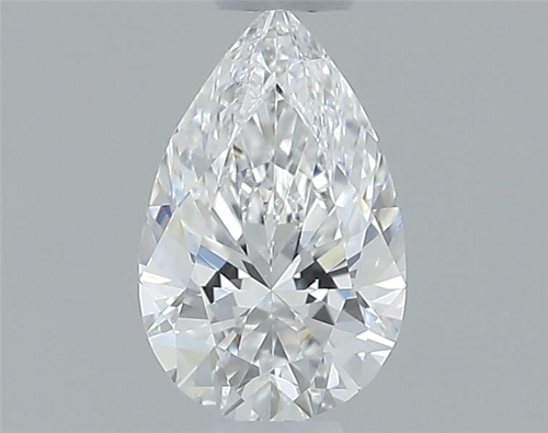 0.3 carat D-VS1 Natūralus Pear Deimantas (1)