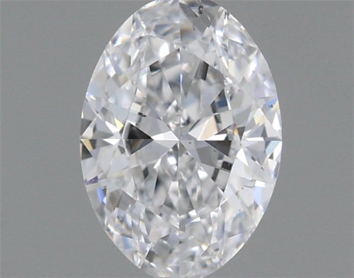 0.5 carat D-SI1 Natūralus Oval Deimantas (1)