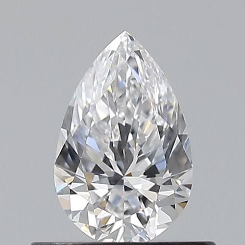 0.5 carat D-VVS2 Natūralus Pear Deimantas (1)