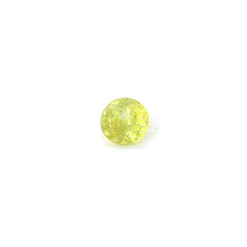 0.59 carat YELLOW Round Sphene (1)