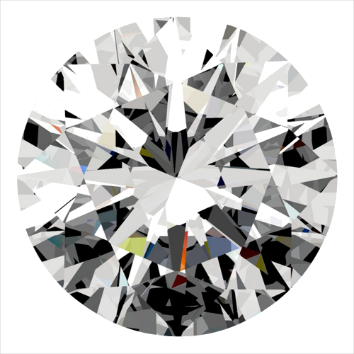 0.3 carat F-VS1 Excellent cut Natūralus Round Deimantas (1)