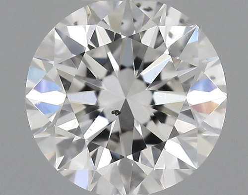 0.37 carat F-SI1 Very Good cut Natūralus Round Deimantas (1)