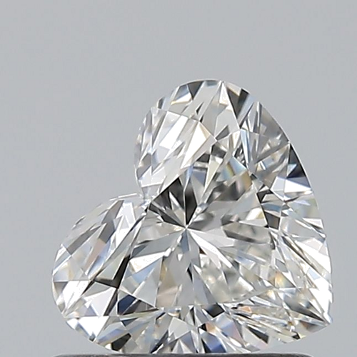 0.72 carat H-VVS2 Natūralus Heart Deimantas (1)